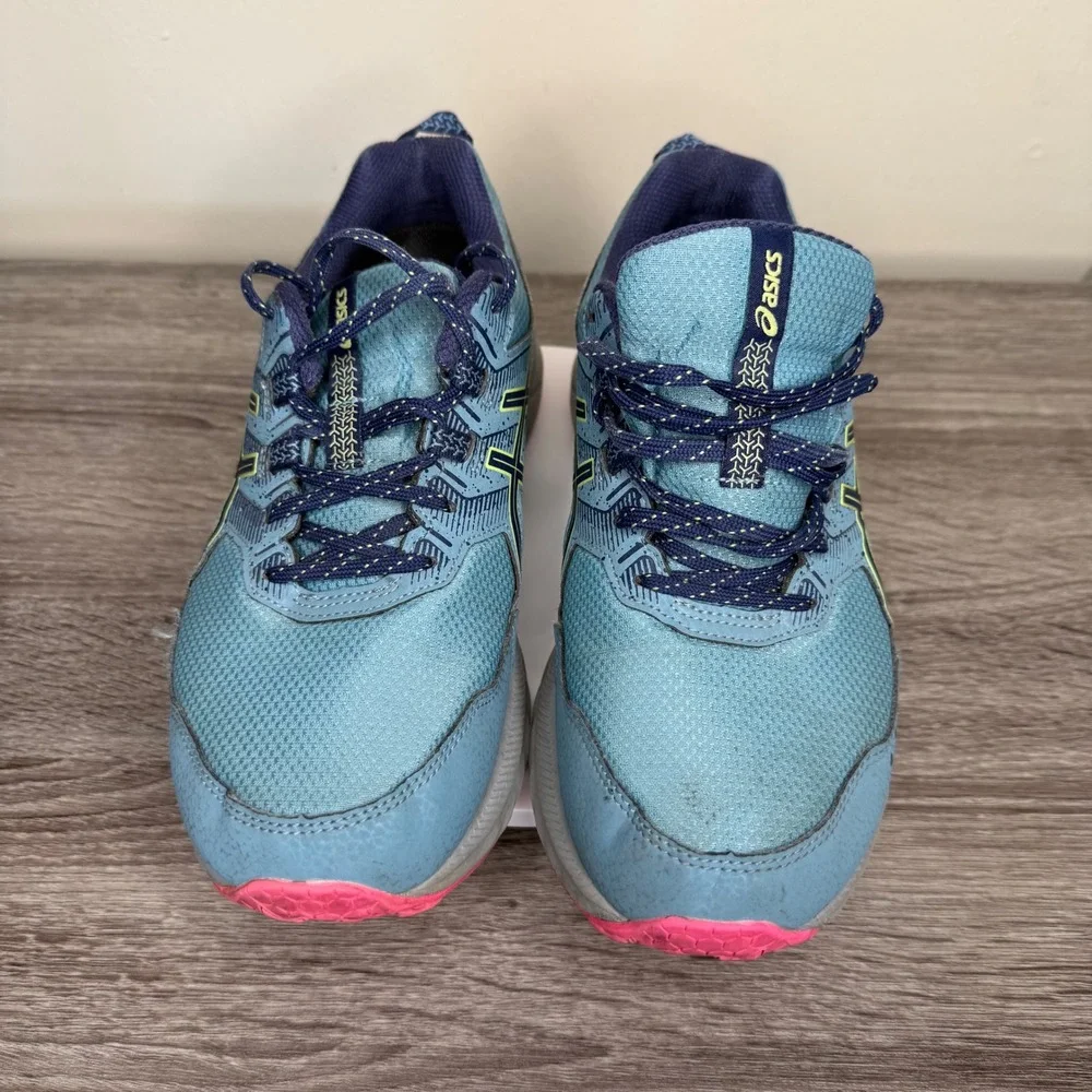 ASICS Gel Venture 8 Wide Women's Running Shoes Teal Pink Size 9‎ Wide
